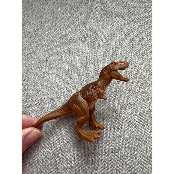 Jurassic World Baby Dinosaur Dino T Rex Raptor Red Lot of 5 Toys Cake Topper - Picture 7 of 7